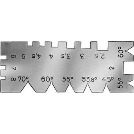 Calibro Affilatura Strumento Per Filettatura Universale, Filo Tagliente: 55, 60 °