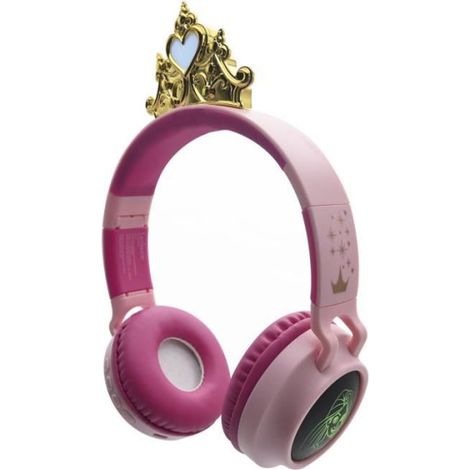 Casque pour enfant - LEXIBOOK - Disney Princesses - Bluetooth 5.0 - Couronne lumineuse - Design mignon (1/3)