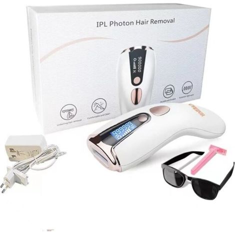 Appareil d'épilation laser IPL professionnel pour femmes, indolore, à lumière pulsée, pour l'épilation des jambes. - AquaForge (1/5)