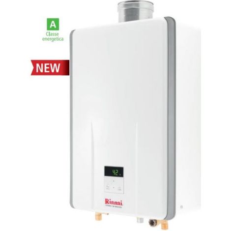 Scaldacqua Scaldabagno a Gas RINNAI INFINITY 17i Metano completo di kit fumi cod. REU-A1720FFU - NEW Kit Fumi Coassiale,Metano