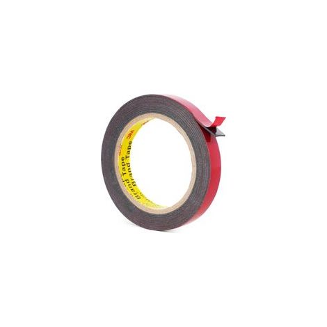 Ruban adhésif double face extra fort – 3m x 1.5cm – Résistance jusqu'à 302°F – Étanche et anti-curling – Pour intérieur et extérieur
