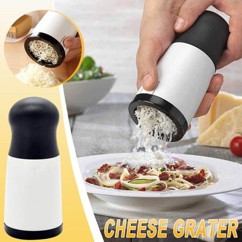 Kitchen cheese grater, rotary grater, portable tool, heavy-duty cheese cutter, for hard parmesan or soft cheddar, ginger, butter. (1/5)
