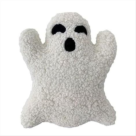 Ghost Jet, gruseliges Dekokissen für Halloween, inklusive gespenstischem Bezug und Füllung, geisterhaftes Design, perfekt für eine schaurige Atmosphäre, festliches Spukkissen. (1/5)