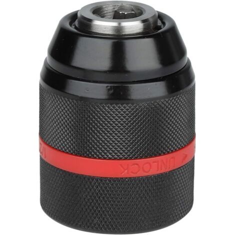 Houhence – Mandrin de perceuse sans clé 2-13mm – Connexion 1/2-20UNF – Pour forets bois dur et béton – Installation rapide et sécurisée (1/5)