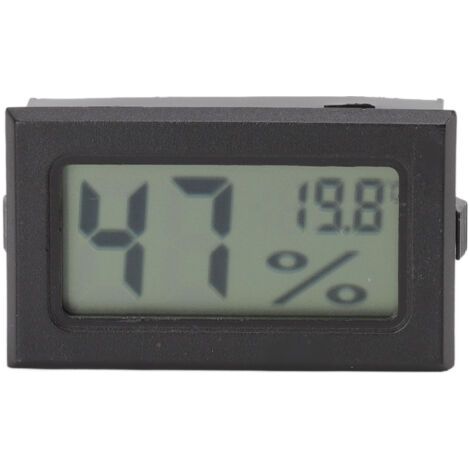 QORVA- Thermomètre électronique hygromètre bote à cigares thermomètre armoire à cigares jauge d'humidité (1/5)