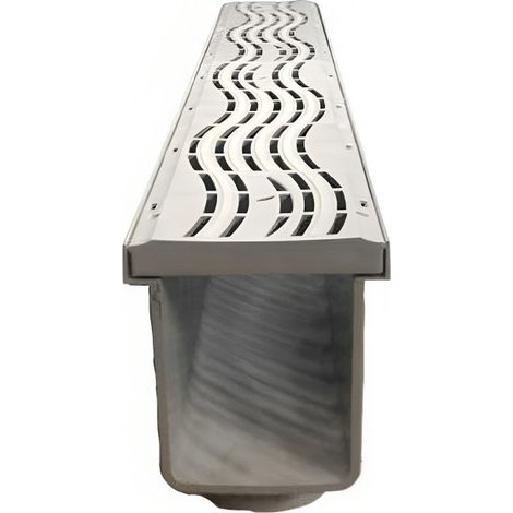 Adequa – Kit d'évacuation haute résistance pour piscine – PVC et polypropylène – Dimensions 1000x130x175 mm – Sorties M Ø50/75/80