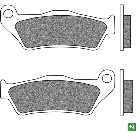 PLAQUETTES DE FREIN ARRIÈRE NEWFREN KH363 (TOURING SINTER)