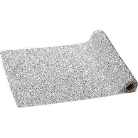 Trittstufe in Metallic-Silber, 0,36 x 3 m