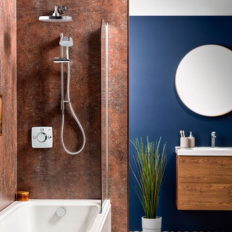 Mira Evoco Bath Filler & Dual Thermostatic Mixer Shower - Chrome 1.1967.009 (1/5)