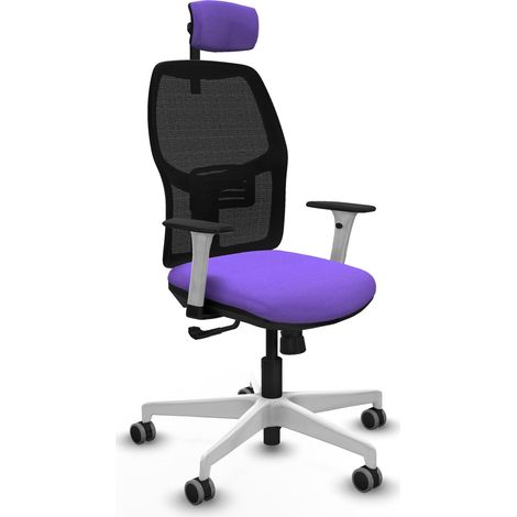 Chaise de bureau piqueras y crespo Alfera blanche roues 65 mm (1/2)