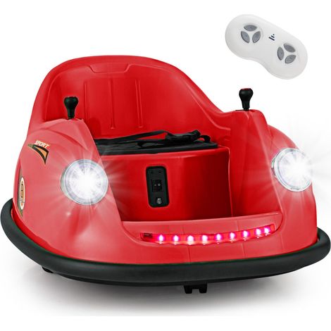Autoscontro elettrica 76 x 58 x 39 cm per bambini con telecomando e luci LED rosse in PP 200010414