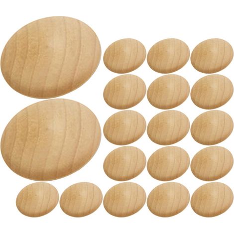 100 Bouchons en Bois pour Meubles, Cache Trous sans Bavures, Léger et Sûr Mains, 100 Pièces, pour Décoration Globale (1/5)