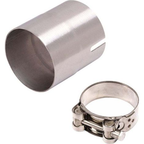 Réducteur Adaptateur Tuyau Échappement Moto Acier Inoxydable Diamètre 51Mm à 54Mm