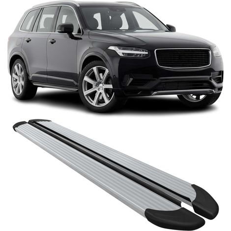 Marchepieds Latéraux pédale pour Volvo XC90 2015-2025 Aluminium Argent 2Pcs (1/5)