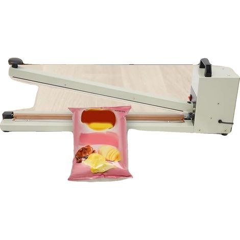 Selladora por impulsos, 750 W, 220 V, longitud de sellado de 600 mm, control de temperatura de 8 niveles, ancho de sellado de 3 mm. (1/5)