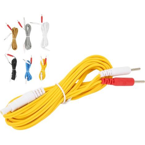 Câbles de remplacement pour électrothérapie TENS - Fils d'électrodes de qualité