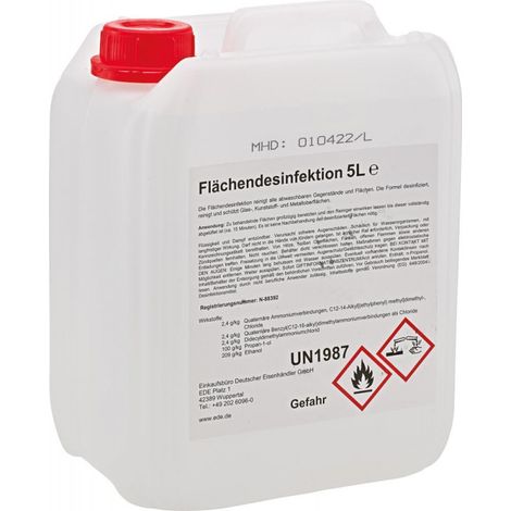 Desinfección de superficies Bote 5 L E-COLL
