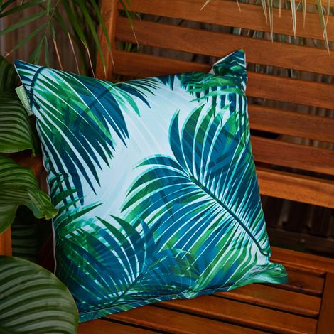 Gardenista - Coussins d'Extérieur, Coussins Carrés Résistants à l'eau Avec Rembourrage, Oreillers Imprimés légers Pour la Décoration de Jardin, 45x45 cm Oreillers de Canapé de Jardin - Vahinée (1/5)
