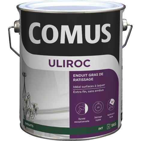ULIROC 5 KG Enduit gras Haute Dureté pour finitions laquées très soignées - COMUS (1/3)