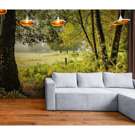 Papier Peint Forêt - Lumière Matinale - 150 x 250 cm (1/2)