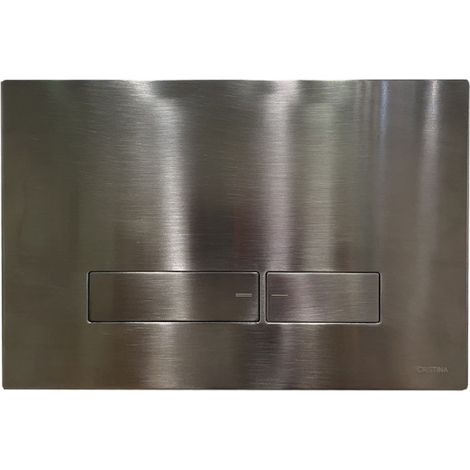 Plaque Pour Wc Suspendu Metal Brosse - CRISTINA ONDYNA AC10077