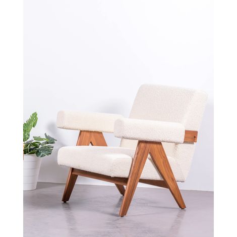 Nest Dream - Rustikaler Sessel - Compass - Weiß (1/5)