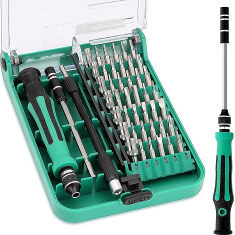 45-in-1 Präzisionsschraubendreher-Set, professionelles magnetisches Schraubendreher-Set, Reparaturwerkzeug (1/5)