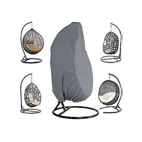 Hängesessel-Überzug, Garten, Rattan, wasserdicht, 190 x 115 cm (Grau) (1/5)