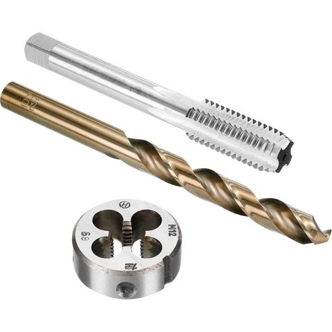 Appuyez sur et Matrice et Perceuse Pointe Ensemble M12 X 1,75 (1/5)