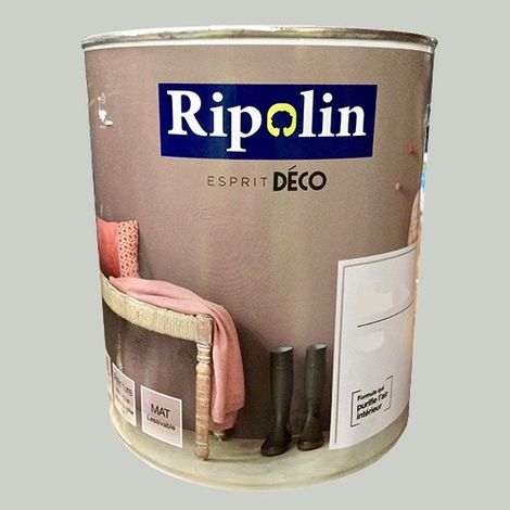 RIPOLIN - Rip deco toutes pièces mat 1l gris clair (1/2)
