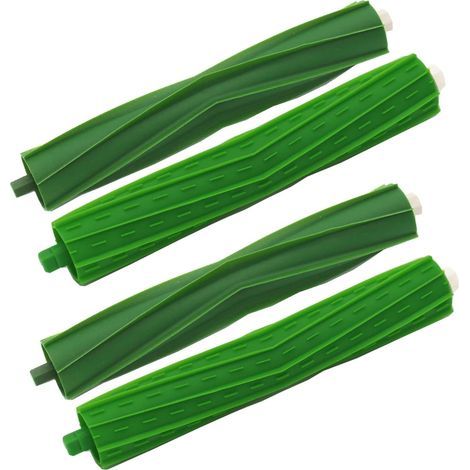 Brosse Pièces de Rechange Accessoire pour iRobot I & E & J Series, Brosses Accessoires pour Roomba i7 i7+ i3 i3+ i4 i4+ i6 i6+ i8 i8+ j7 j7+ E5 E6 E7, 4 Brosses en Caoutchouc (1/5)