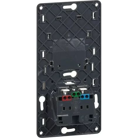Legrand 067116 - Presa + caricatore USB universale semplice 1000 mA da semi-incasso Céliane