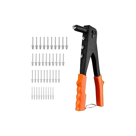 Pistola Rivettatrice Manuale 4 in 1 Pistola Per Rivetti 2.4mm 3.2mm 4.0mm 4.8mm