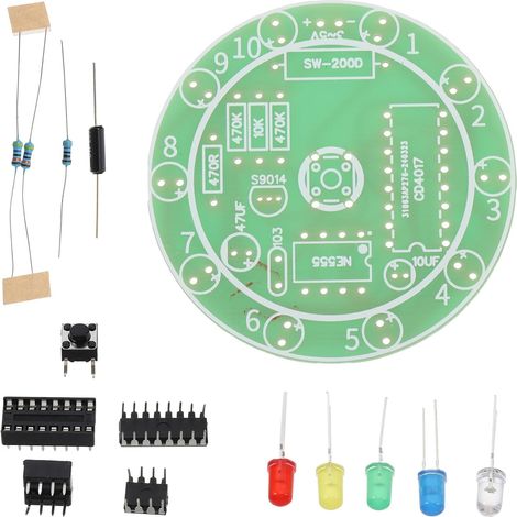Kit D’entraînement à Soudure DIY pour Débutants, Plaque Électronique (1/5)