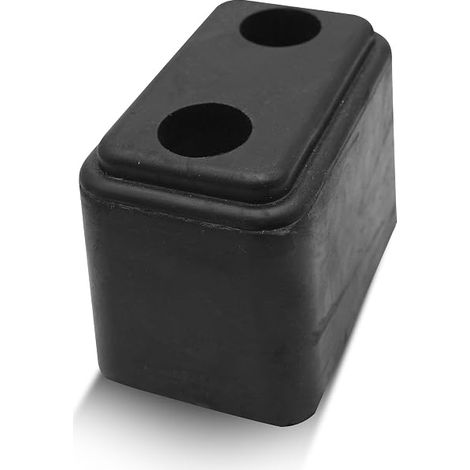 Truck Rubber Buffer Dock Stop 116 x 74 x 86 mm Rubber Trailer Accessory for Trailer Wheel, Parking, Door Chock, Loading Ramp, Camper Van Wedge (1/5)