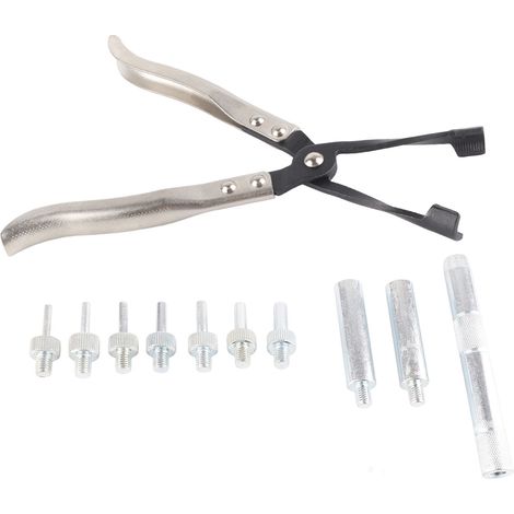 Jeu de dépose et repose de joints de queue de soupape, extracteur et pince adaptatrice pour réparation moteur automobile (1/5)