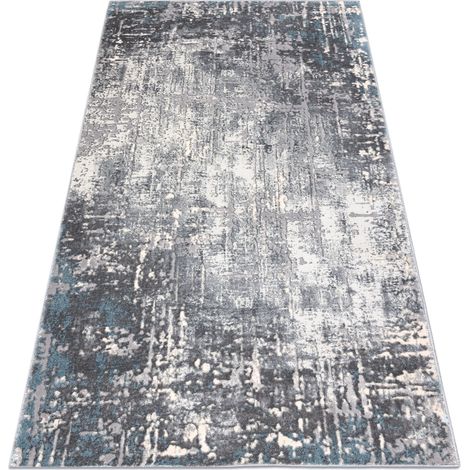 Alfombra de pasillo BCF MORAD diamantes negro / crema 60 cm black 60x120 cm (1/5)