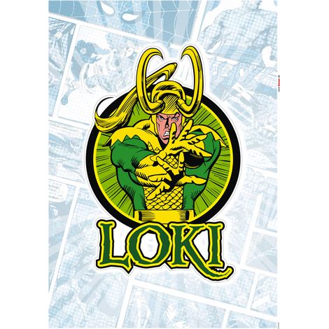 Stickers muraux- Loki Comic Classic (1/2)