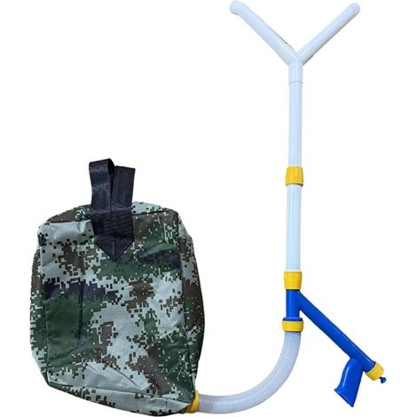 Spandiconcime a zaino, attrezzo agricolo e da giardino portatile, manuale, per PVC (1/5)