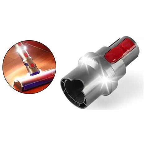 Adattatore per testina di aspirapolvere con luce LED per Dyson V7-V15 (1/5)