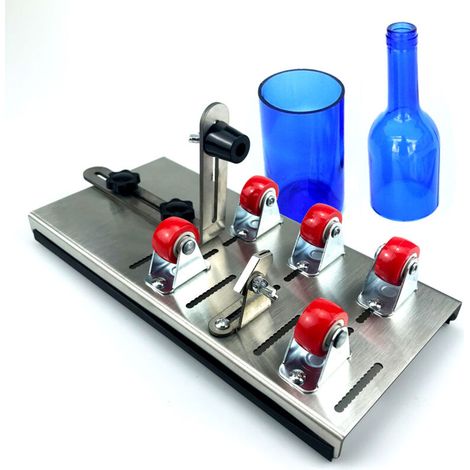 Coupe-bouteille en verre réglable – Outil de bricolage pour décorations maison et DIY (1/5)