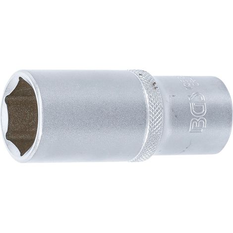 Llave de vaso hexagonal, larga  entrada 12,5 mm (1/2")  23 mm (1/3)