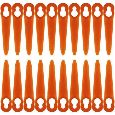 Lot de 100 Lames Compatible pour Coupe Bordure Stihl PolyCut 2-2 PolyCut 3-2, FSA 45 FSA 57 FSE 52, Lames en Plastique pour Coupe Bordure Stihl sans Fil (1/5)