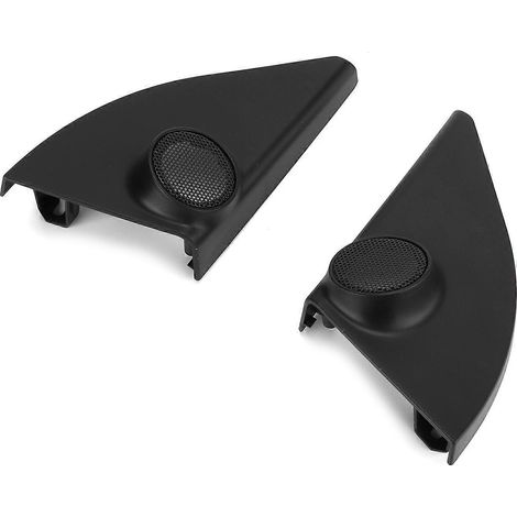 2 grilles de haut-parleur d'aigus noires, compatibles avec RAV4 2014–2019