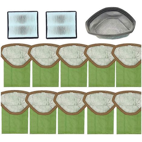 Sac filtrant de rechange + sac en tissu pour aspirateur dorsal ProTeam GoFit 3 Super QuarterVac 3 pintes (1/5)