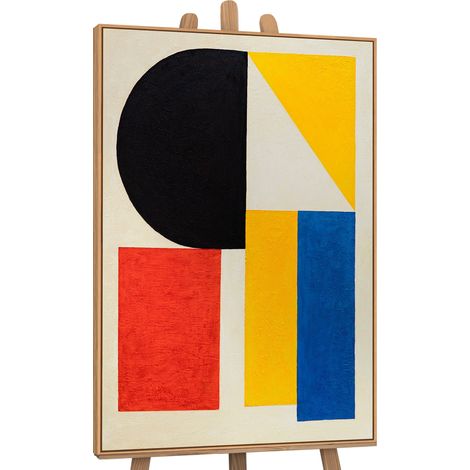 Gemälde Kontraste Rahmen Eichefarben 120x80 cm (1/5)