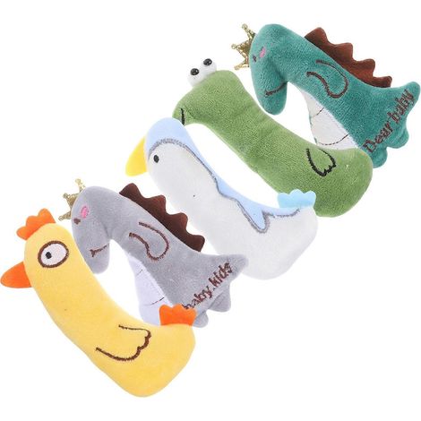 Jouets pour chats en peluche remplis d'herbe à chat, compatibles avec les jeux d'intérieur, lot de 5, couleurs assorties (1/5)