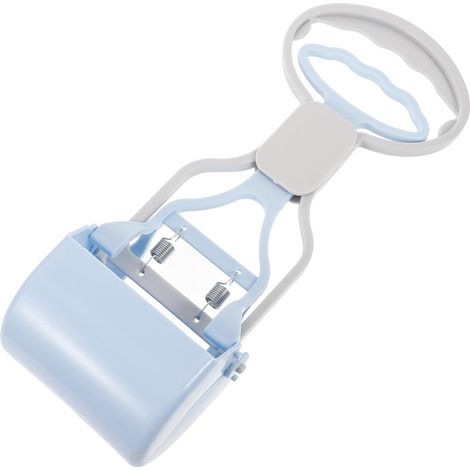 Ramasse-crottes pour Chien en Plastique Bleu Robuste et Résistant à l'usure, Pelle à Déjections Canines Pratique pour Usage Domestique et Promenades