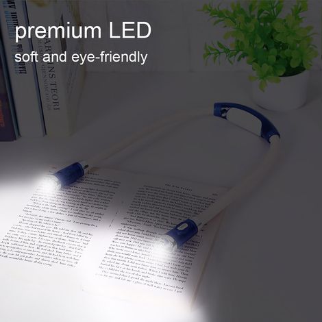 Lampe LED câline portable, lampe de lecture LED, lampe suspendue pour pull, lampe d'ambiance, lampe de lecture pour bibliothèque, lampe de cou (1/5)