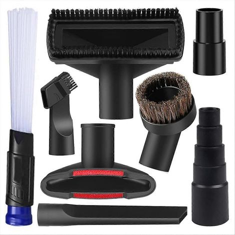 Kit Accessoires Universel pour Aspirateur Sec Humide Raccord Flexible, Plastique Adaptateur de Tuyau (1/5)